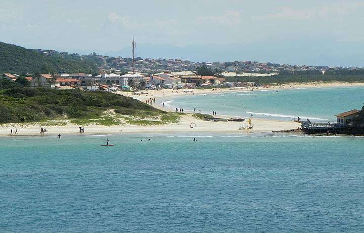 Kitesurf and Windsurf Section at Praia do Forte in Cabo Frio 